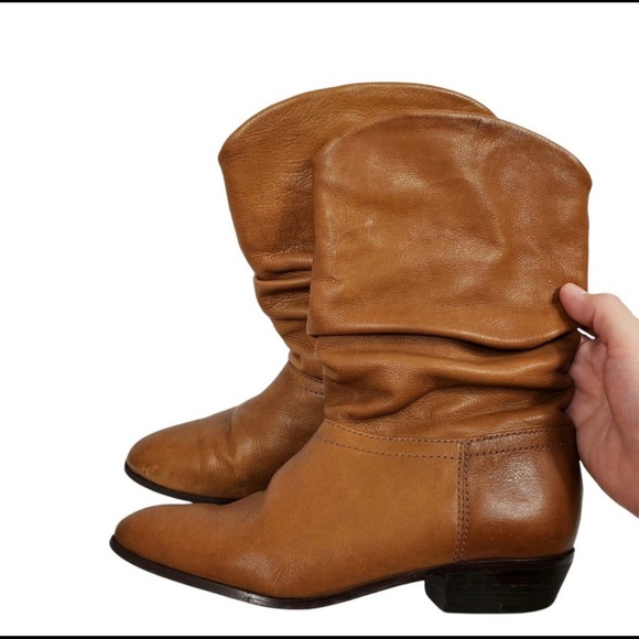 Vintage Leather Nine West Booties - Picture 6 of 12